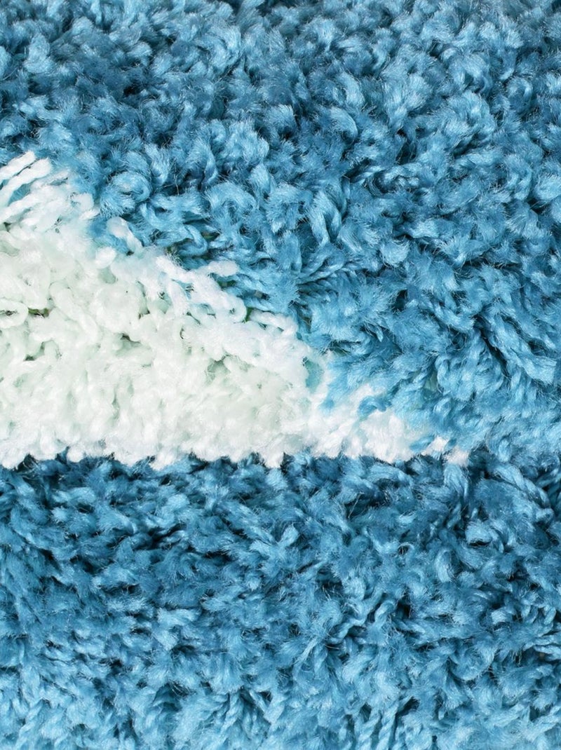 Tapis enfant tissé SHAGGY FOOT Multicolore - Kiabi