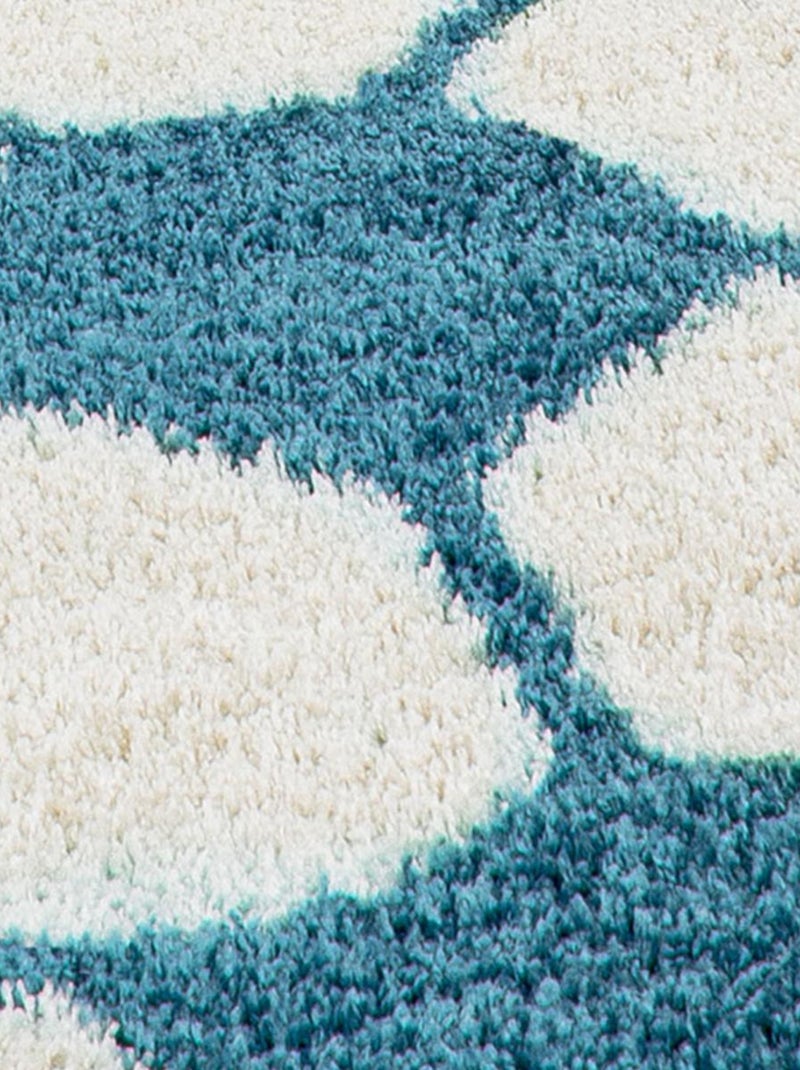 Tapis enfant tissé SHAGGY FOOT Multicolore - Kiabi