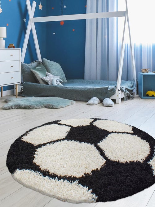 Tapis enfant tissé SHAGGY FOOT - Kiabi