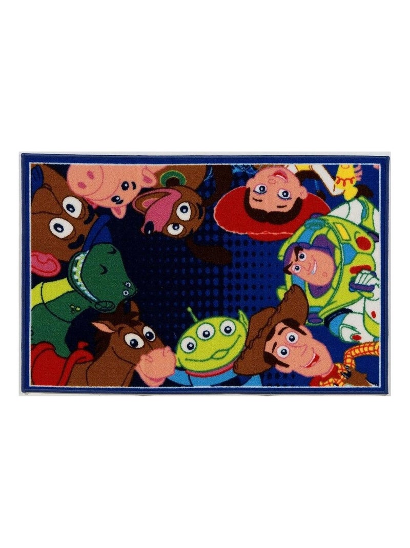 Tapis enfant Toy Story 120 x 80 cm Disney Woody Buzz Multicolore - Kiabi