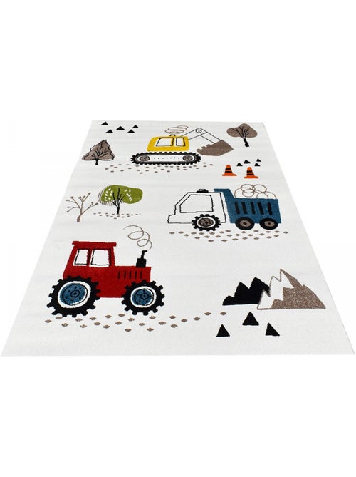 Tapis enfant TRUCKS certifié OEKO-TEX - Kiabi