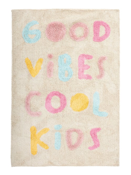 Tapis enfant tufté Good Vibes - Kiabi Tapis enfant tufté Good Vibes - Kiabi