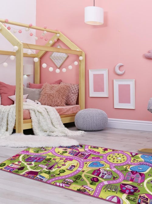 Tapis enfant tufté PINKROAD 2 - Kiabi