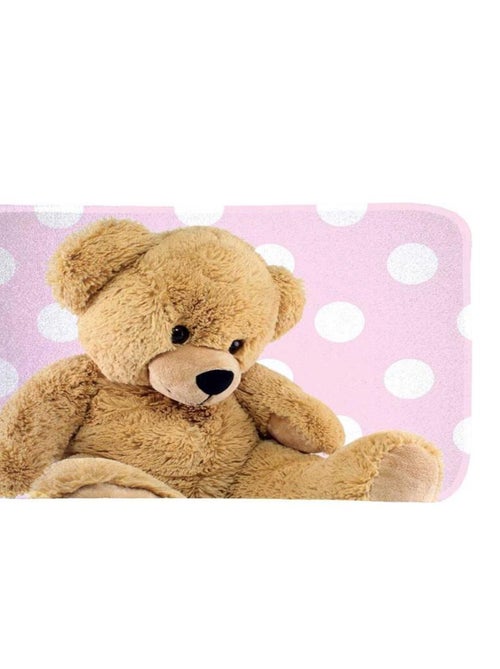 Tapis enfant ULTRA DOUX TEDDY en polyester doux et soyeux Fait en Europe - Kiabi