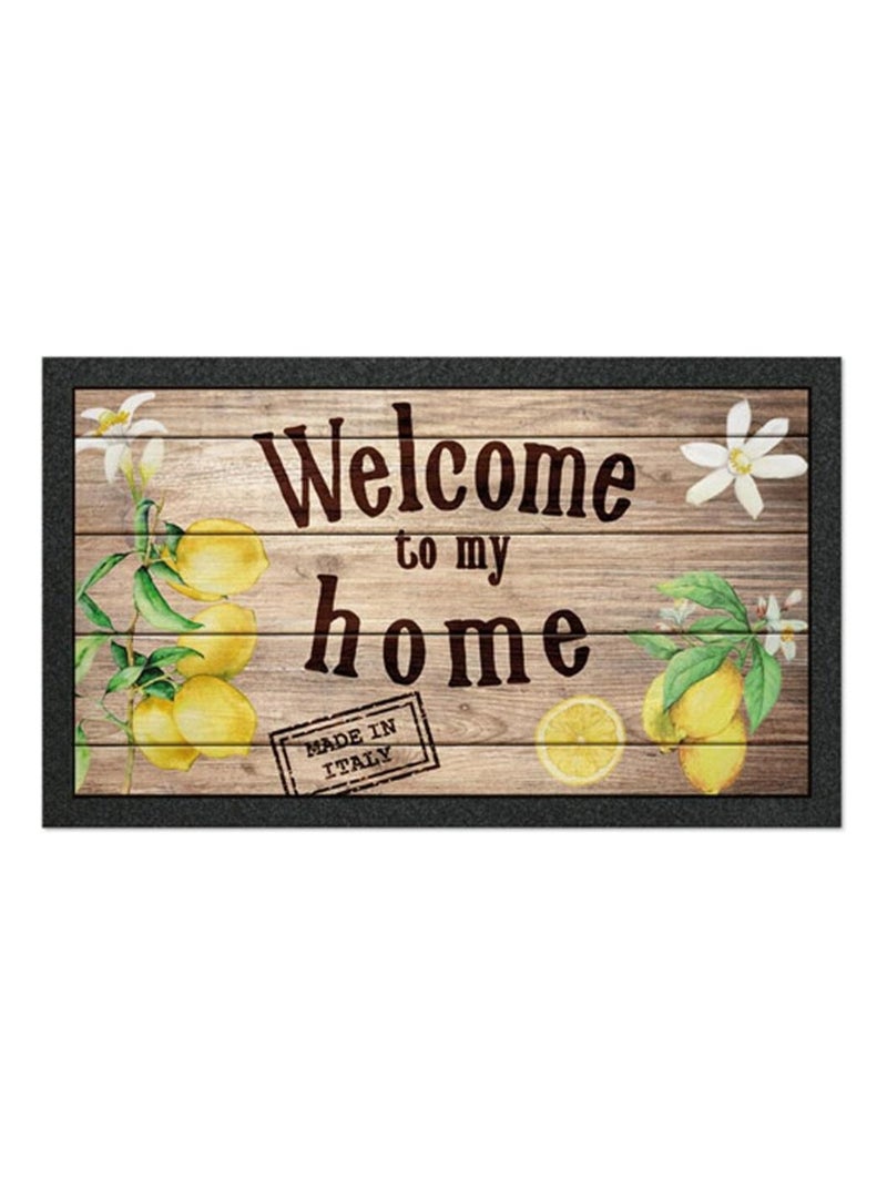 Tapis entree Citron Beige - Kiabi