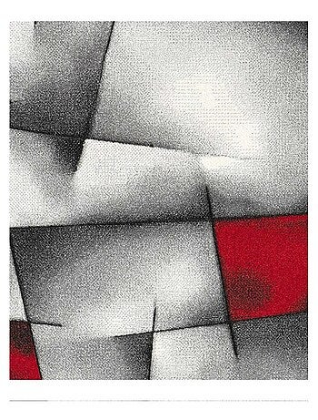 Tapis chambre tissé motif géométrique LYN8 ULTIMA