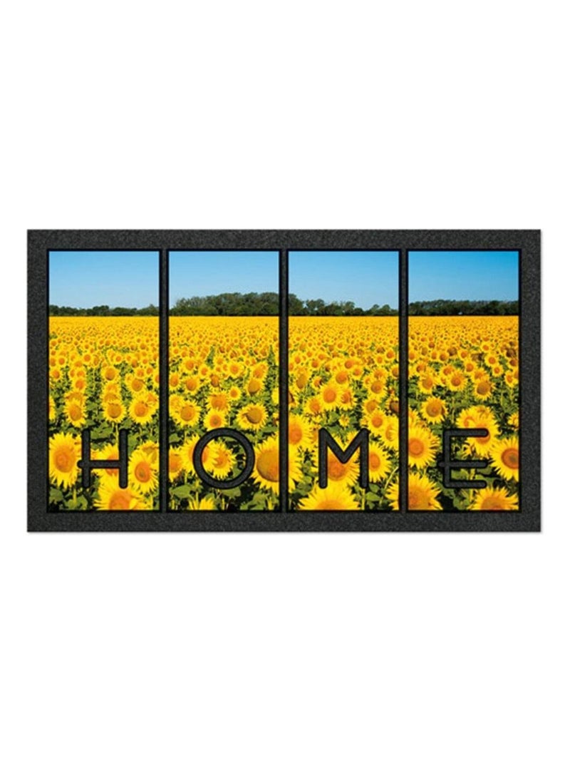 Tapis entree Tournesol Jaune - Kiabi