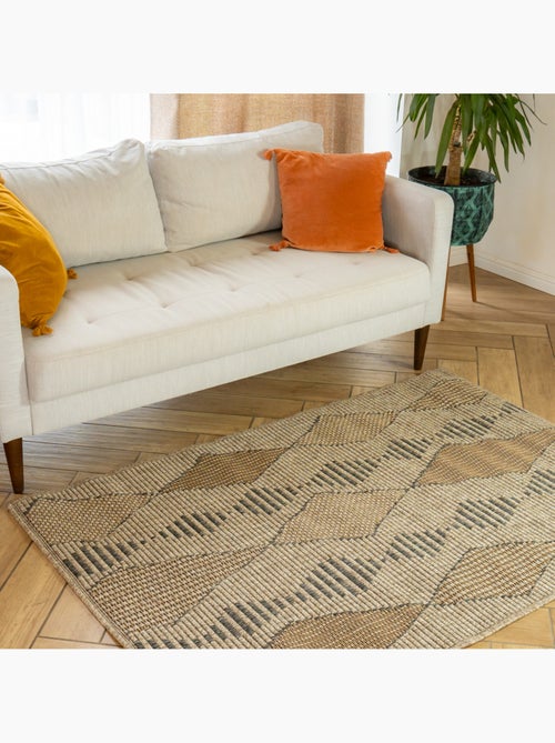 Tapis ESSAOUIRA géométrique ethnique en polypropylène 120 x 170 cm – Future Home - Kiabi