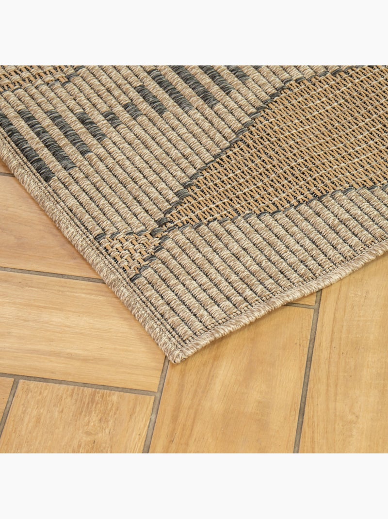 Tapis ESSAOUIRA géométrique ethnique en polypropylène 120 x 170 cm – Future Home Beige naturel - Kiabi