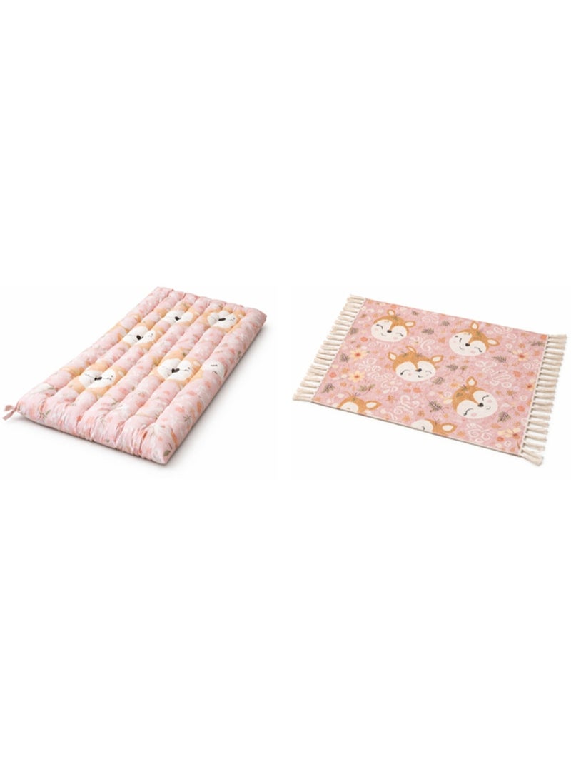 Tapis et Matelas de Sol Enfant LEILA Rose - Kiabi