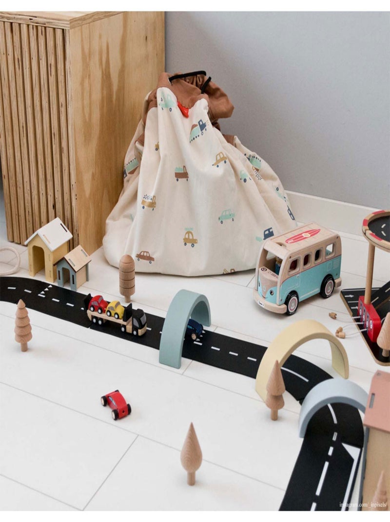 Tapis et sac de rangement Big Cars Multicolore - Kiabi