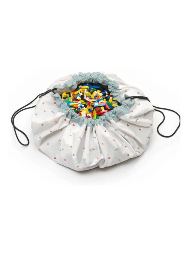 Tapis et sac de rangement CITY MAP Multicolore - Kiabi