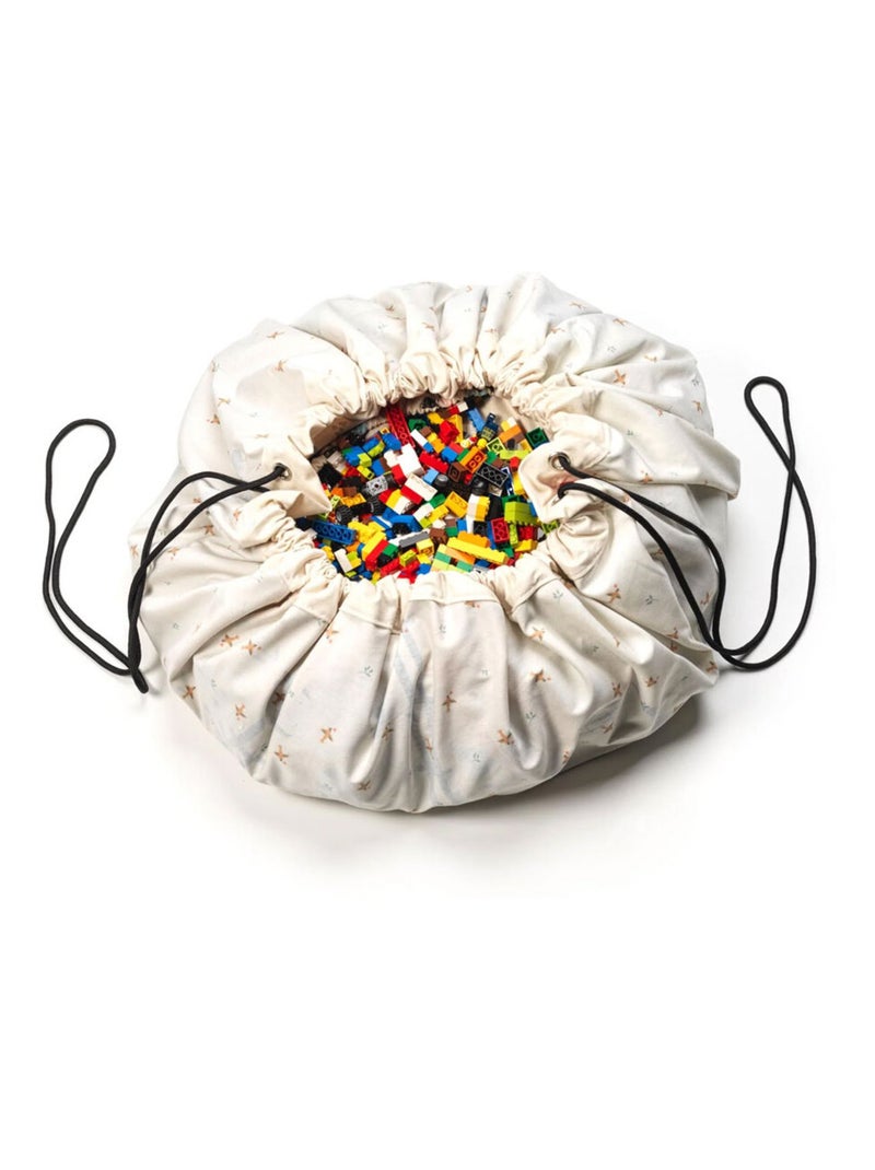 Tapis et sac de rangement FARM Rose - Kiabi