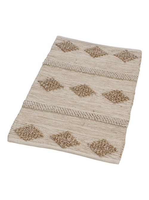 Tapis ethnique à lozanges - Kiabi