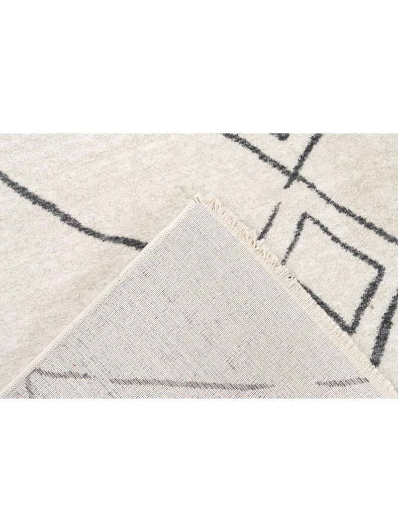 Tapis ethnique berbère avec franges Pippa Multicolore - Kiabi