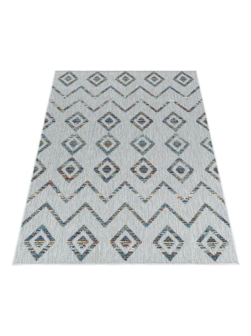 Tapis ethnique intérieur et extérieur Mars Multicolore - Kiabi
