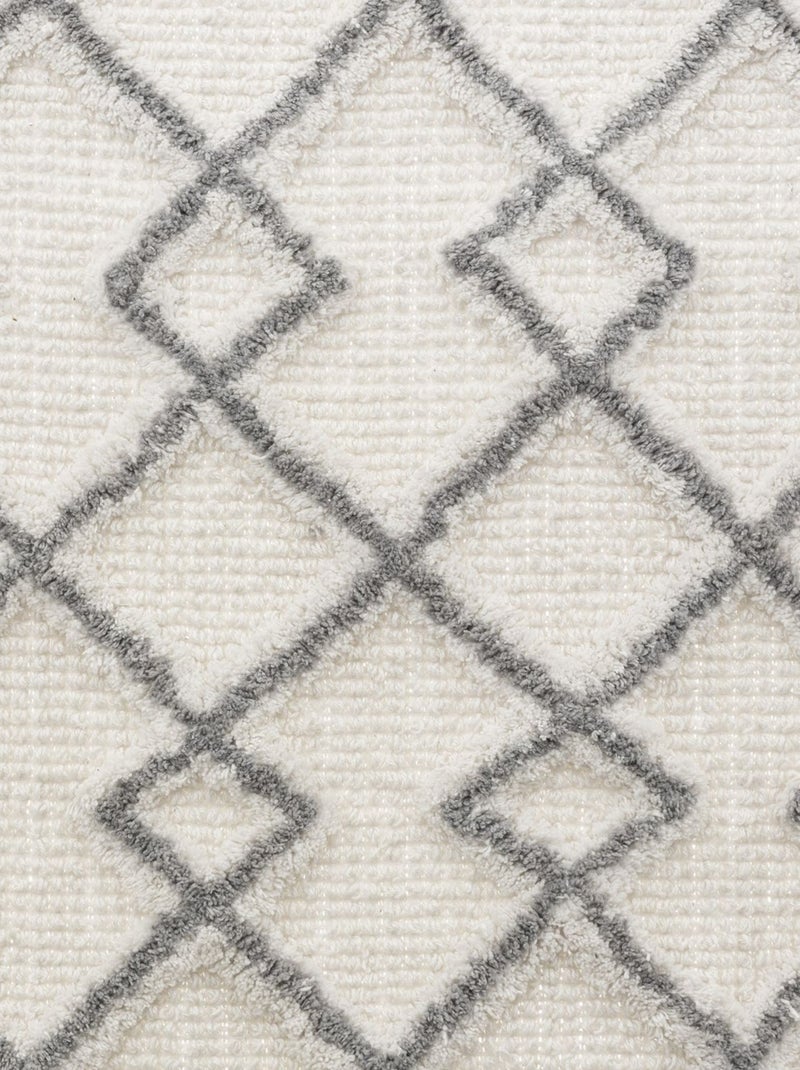 Tapis Ethnique pour salle de bain Gris - Kiabi