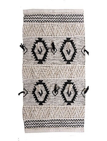 Tapis éthnique rectangulaire en coton - Dylrev