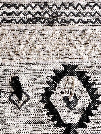 Tapis éthnique rectangulaire en coton - Dylrev