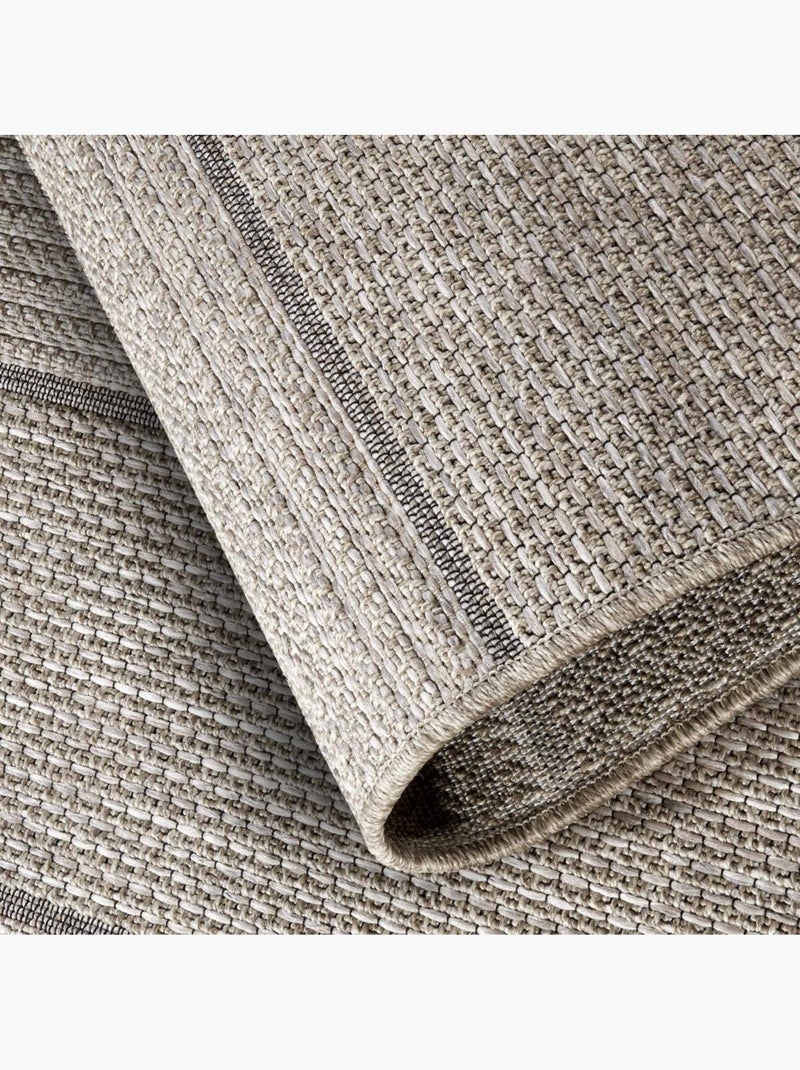 Tapis exterieur isabella, structure robuste, idéal extérieur Marron - Kiabi