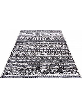 Tapis exterieur kilim ethnique, motif authentique, loto