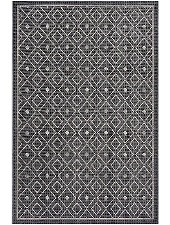 Tapis exterieur kilim géométrique, lahal, résistant et original