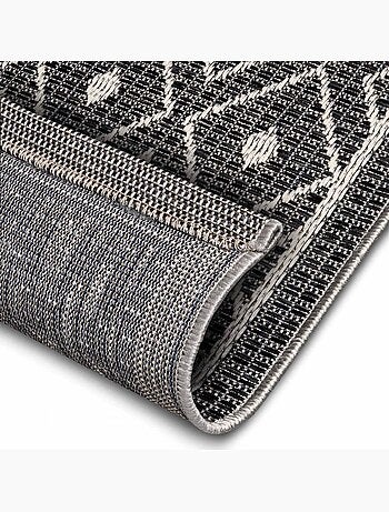 Tapis exterieur kilim géométrique, lahal, résistant et original