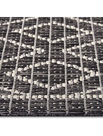 Tapis exterieur kilim géométrique, lahal, résistant et original