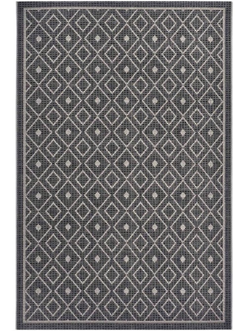 Tapis exterieur kilim géométrique, lahal, résistant et original - Kiabi