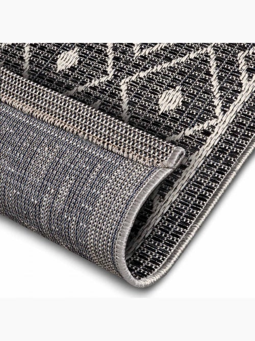 Tapis exterieur kilim géométrique, lahal, résistant et original - Kiabi