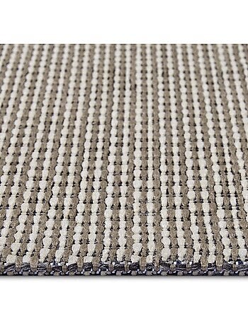 Tapis exterieur kilim géométrique, structure tissée résistante, pure