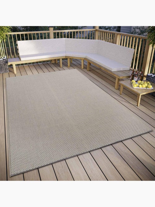 Tapis exterieur kilim géométrique, structure tissée résistante, pure - Kiabi Tapis exterieur kilim géométrique, structure tissée résistante, pure - Kiabi