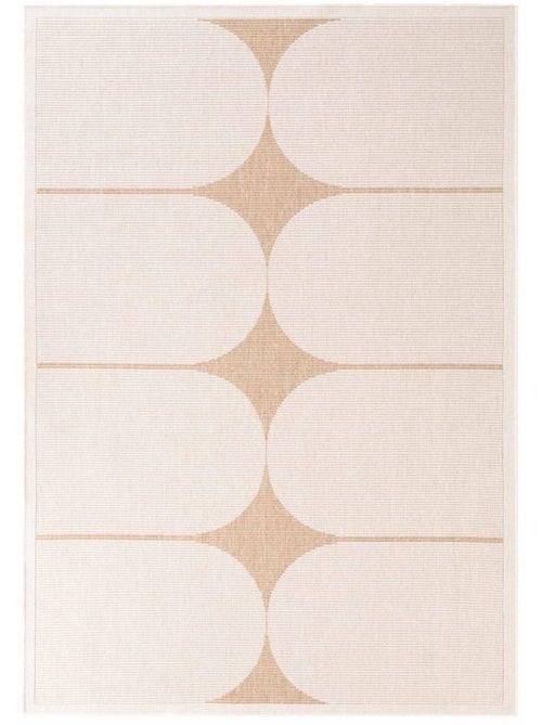 Tapis exterieur kilim géométrique, sventi, design authentique - Kiabi