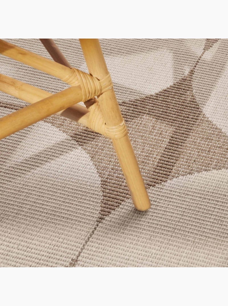 Tapis exterieur kilim géométrique, sventi, design authentique Beige - Kiabi