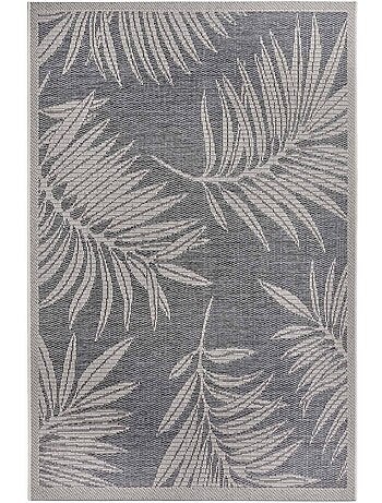 Tapis exterieur kilim nature floral, originalité artisanale paru