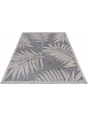 Tapis exterieur kilim nature floral, originalité artisanale paru
