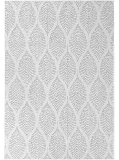 Tapis exterieur kilim nature floral, structure authentique, dinav - Kiabi