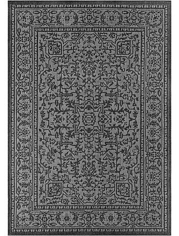 Tapis exterieur kilim oriental authentique, norient, idéal terrasse