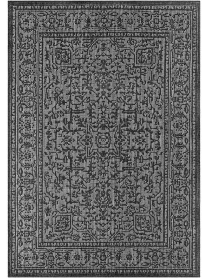 Tapis exterieur kilim oriental authentique, norient, idéal terrasse Noir - Kiabi
