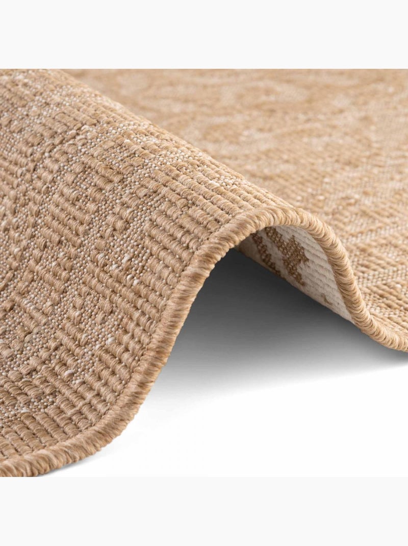 Tapis exterieur kilim oriental, structure robuste, bolda Beige - Kiabi