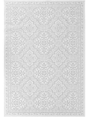 Tapis exterieur kilim oriental, structure robuste, bolda