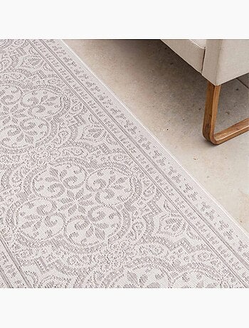 Tapis exterieur kilim oriental, structure robuste, bolda