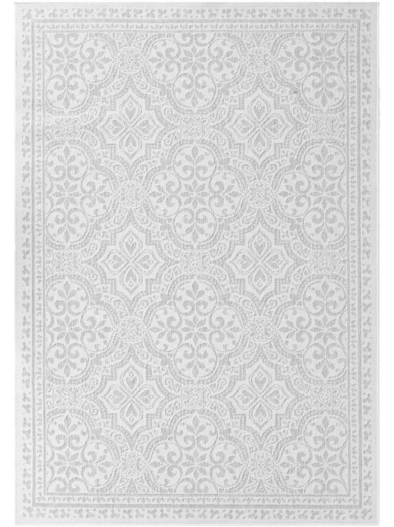 Tapis exterieur kilim oriental, structure robuste, bolda Gris - Kiabi