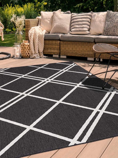 Tapis extérieur, kilim reversible LYN2 AB REVERSIBLE - Kiabi