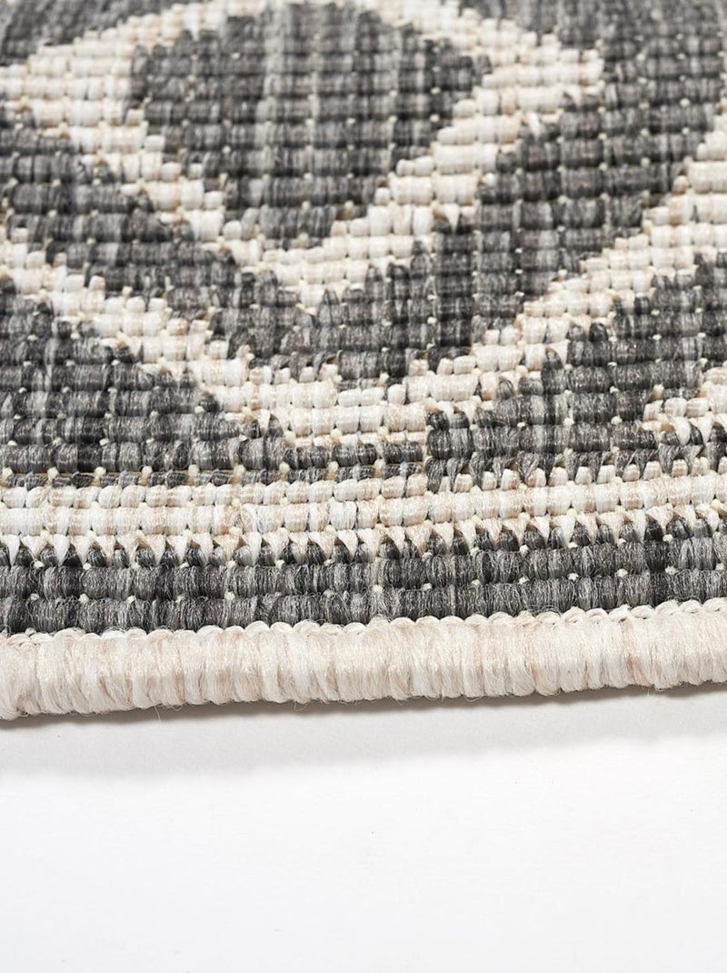 Tapis extérieur, kilim reversible LYN2 AO REVERSIBLE Gris - Kiabi