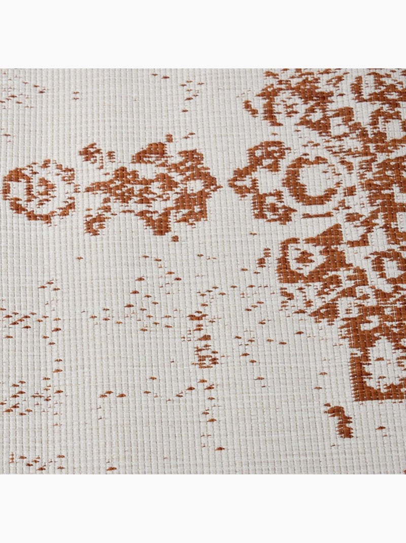 Tapis extérieur, kilim reversible lyn2 au reversible Orange - Kiabi