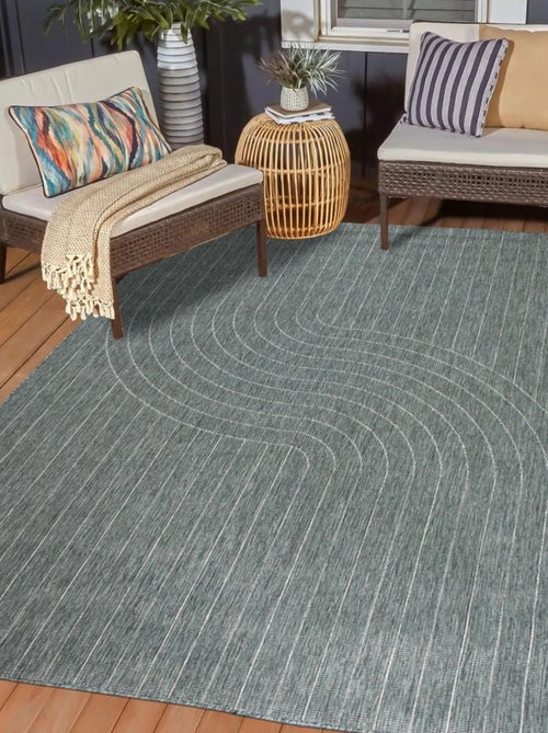 Tapis extérieur, kilim reversible LYN2 AW REVERSIBLE - Kiabi