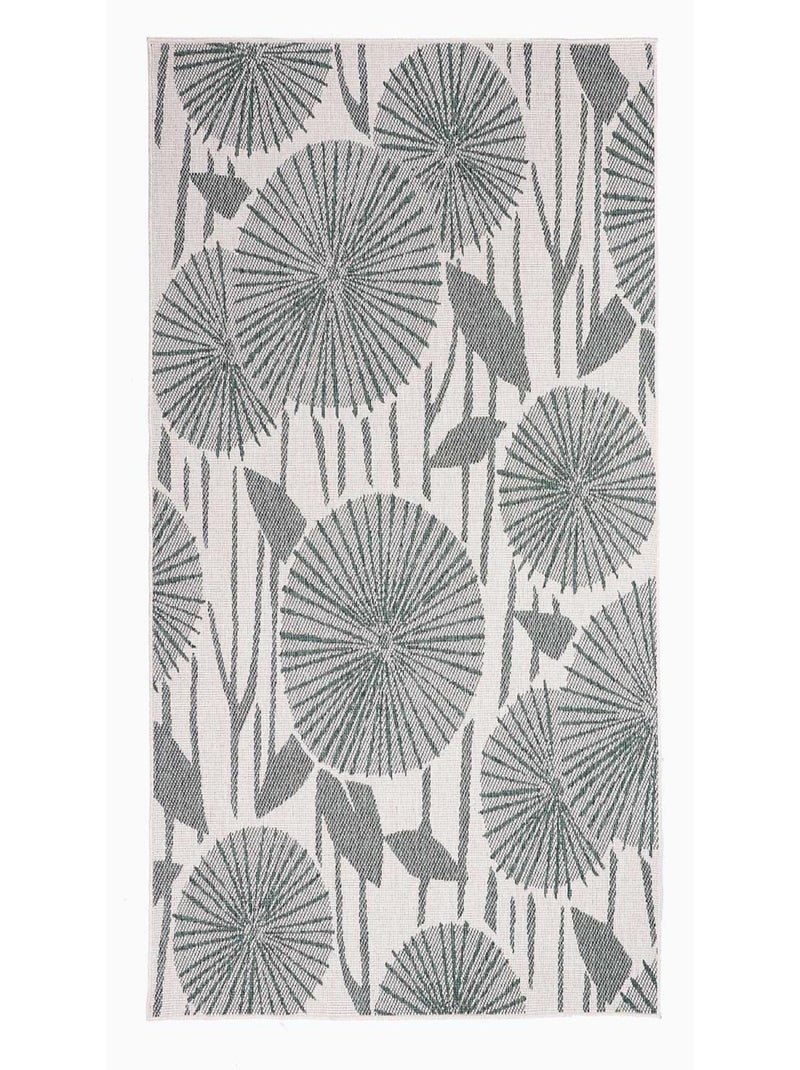 Tapis extérieur, kilim reversible LYN2 AX REVERSIBLE Vert - Kiabi