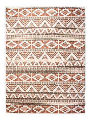 Tapis extérieur, kilim reversible LYN2 BG REVERSIBLE
