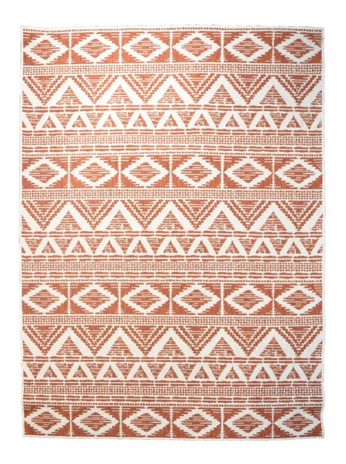 Tapis extérieur, kilim reversible LYN2 BG REVERSIBLE - Kiabi